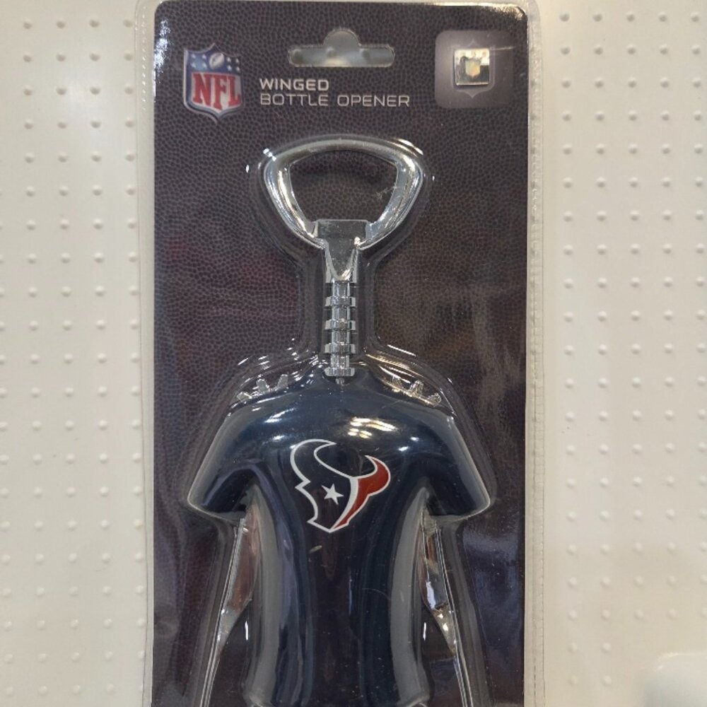 Houston Texans MLB Winged Bottle Opener = NEVER OPENED